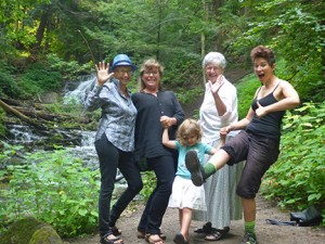 River Voices Owen Sound, Ontario  with poet Liz Zetlin & Owen Sound Poet Laureate Terry Burns, and musicians Keira McArthur and Coco Love Alcorn
